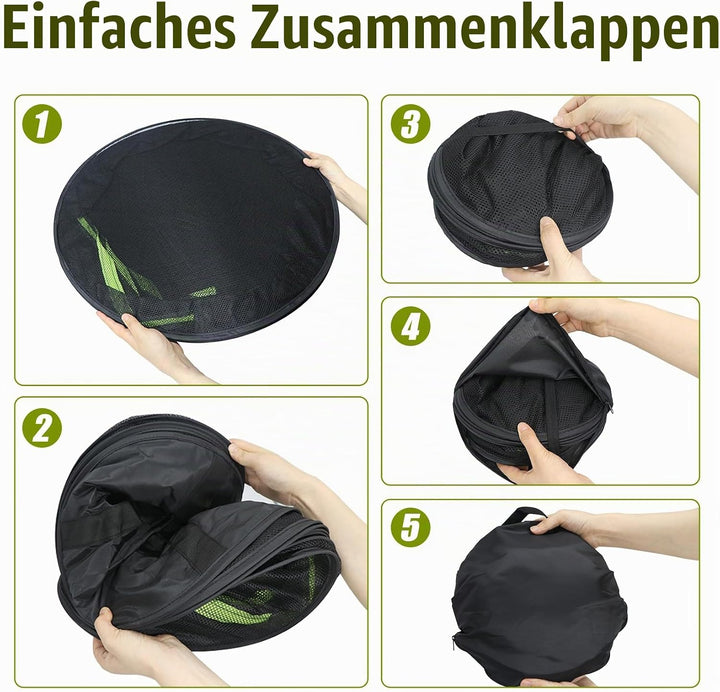 6 Lagiges Trockennetz Kräuter, 150 cm Kräutertrockner Hängend, Trocknungsnetz mit S Haken und Reissv
