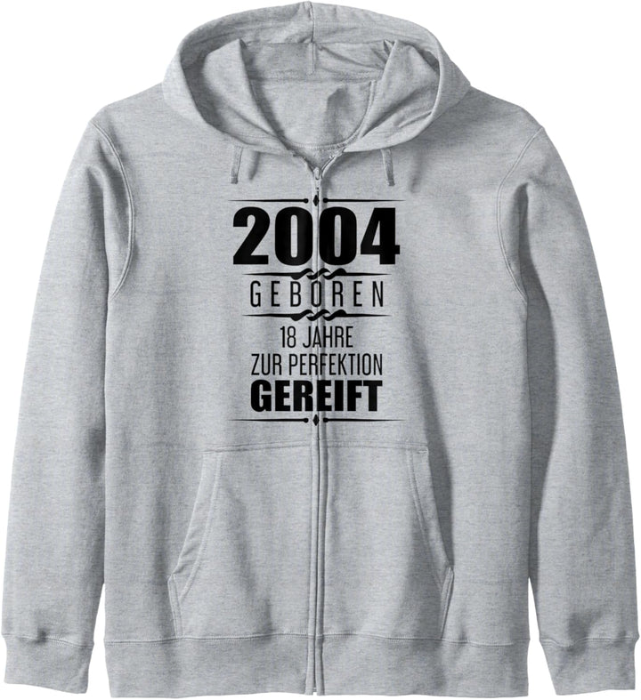 18. Geburtstag Spruch T-Shirt Geschenkidee Kapuzenjacke