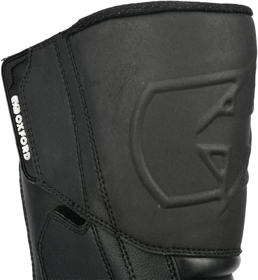 Oxford Herren Tracker 2.0 Motorradstiefel 41 EU Schwarz, 41 EU Schwarz