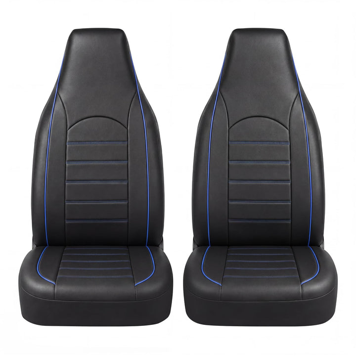 TOYOUN Klassisch Autositzbezüge Vordersitze Highback Sitzbezüge Auto Vordersitze 2er Universal Schon