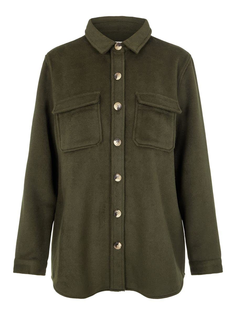 Object Damen Objvera Owen L/S Jacket Noos Jacke 34 Forest Night, 34 Forest Night