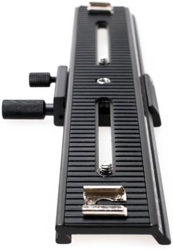 Quenox/Fotomate LP-03 Makro-Einstellschlitten (Makroschlitten, Kameraschlitten, Fotoschlitten, Makro