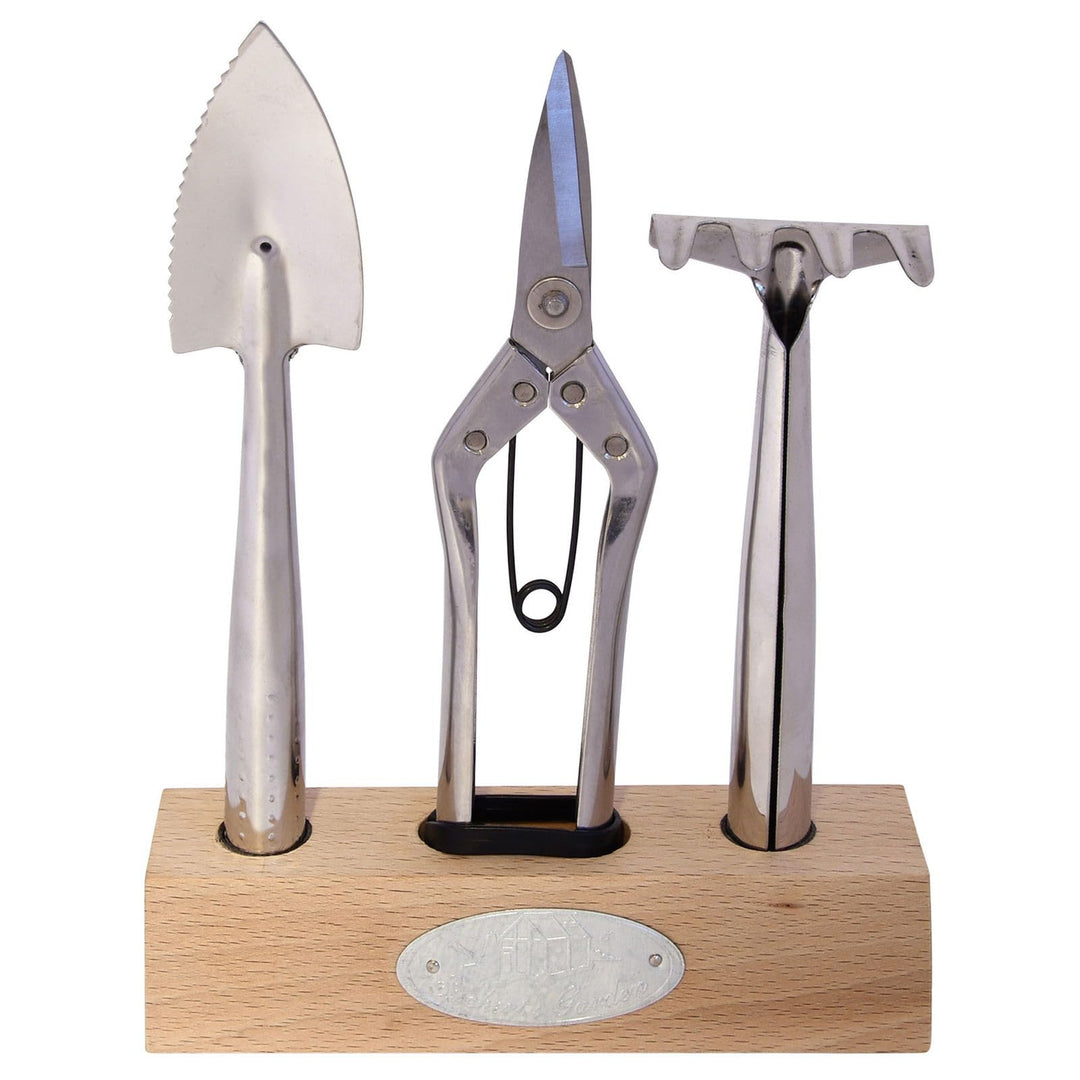 Esschert Design Geräteset, Silber, ca. 25 x 4 x 17 cm
