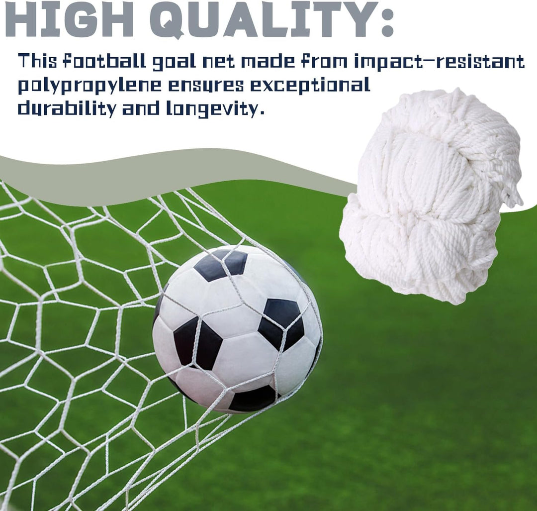 Fussballnetz 3x2 m, Tornetz Fussballnetz, Polypropylenfaser Fussball Tor Net, Tragbares Fussballtor