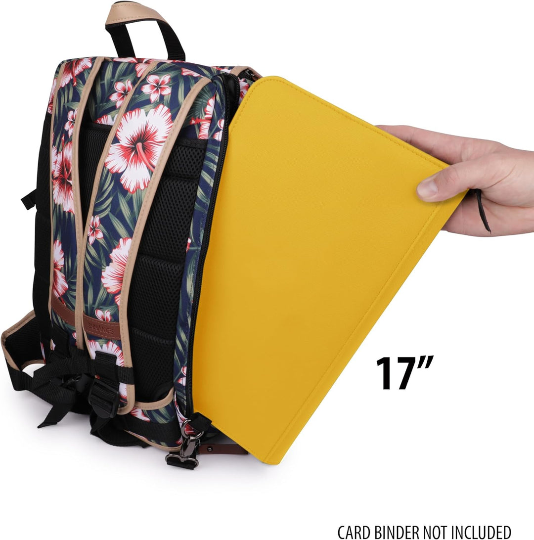 ENHANCE Sammelkarten-Aufbewahrungsbox, Rucksack in voller Grösse für Spielkarten – Platz für Karteno