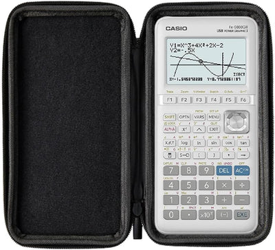 Calcuso Sparpack: Casio FX 9860 GIII Grafikrechner + Schutzhülle WYNGS schwarz + erweiterte Garantie