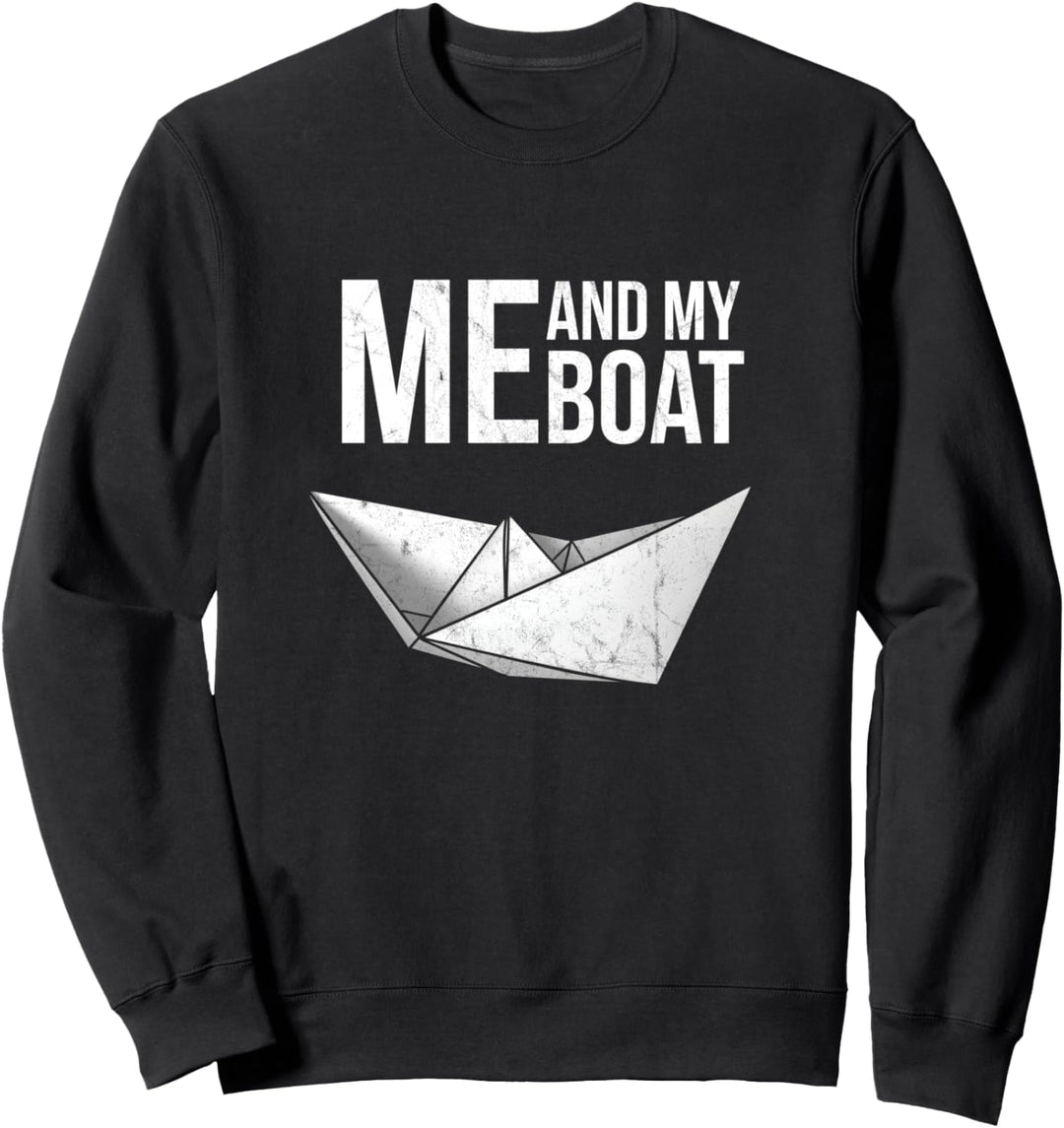 Ich und mein Boot | Faltboot Kapitän Modellbau Sweatshirt