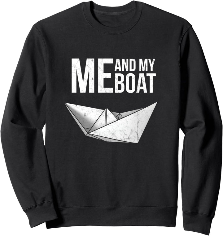 Ich und mein Boot | Faltboot Kapitän Modellbau Sweatshirt