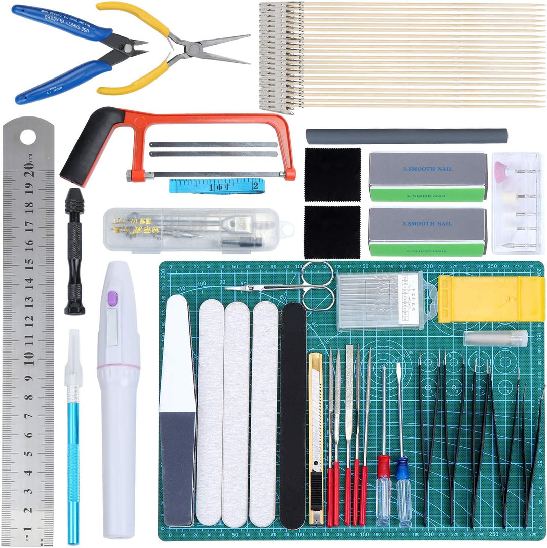 WiMas 64 STÜCKE Gundam Modellierer Basic Tools, Gundam Modeler Grundwerkzeuge, Modellierer für Grund