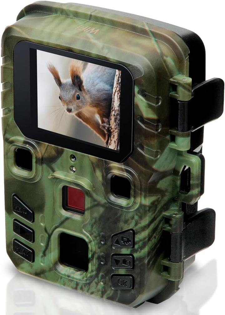 Wildkamera 2K WLAN, Bewegungsmelder, Nachtsicht, Live View per App, Farbdisplay, Mikro, Bluetooth, Z