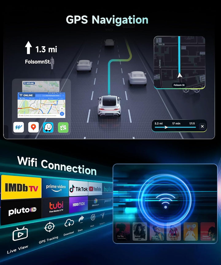 4G+64G Rimoody Android Autoradio für Peugeot 3008 5008 2009-2016 9 Zoll HD Wireless Carplay Autoradi
