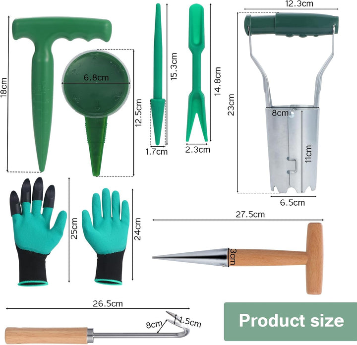 Moendergo Bulb Planting Garten Handwerkzeug Pflanze Blume Seed Dispenser Seed Aussaat Garten Sämling