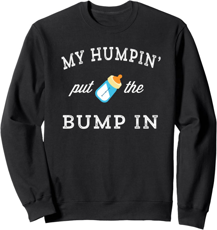Bald Papa Babyparty Geschenke New Father Baby Bump Funny Sweatshirt