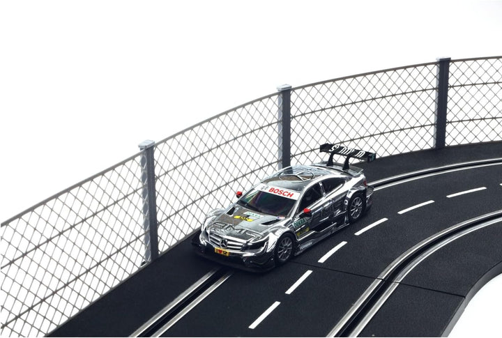 Overdrive-Racing Fangzaun System 3m kompatibel mit Carrera Digital 124 132 EVO Kurven Geraden Zaun B