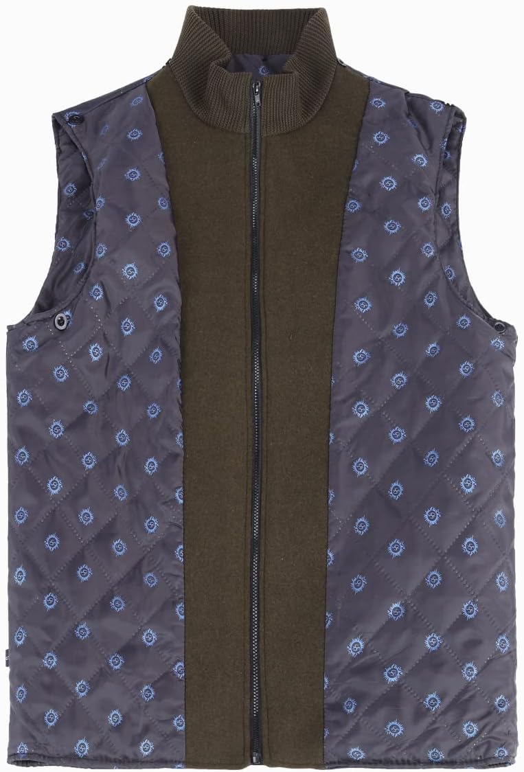 YOUTHUP Herren Mantel mit Winterweste Kurzer Wolle Wintermantel Winter Outdoor Dicker Wollmantel 3XL