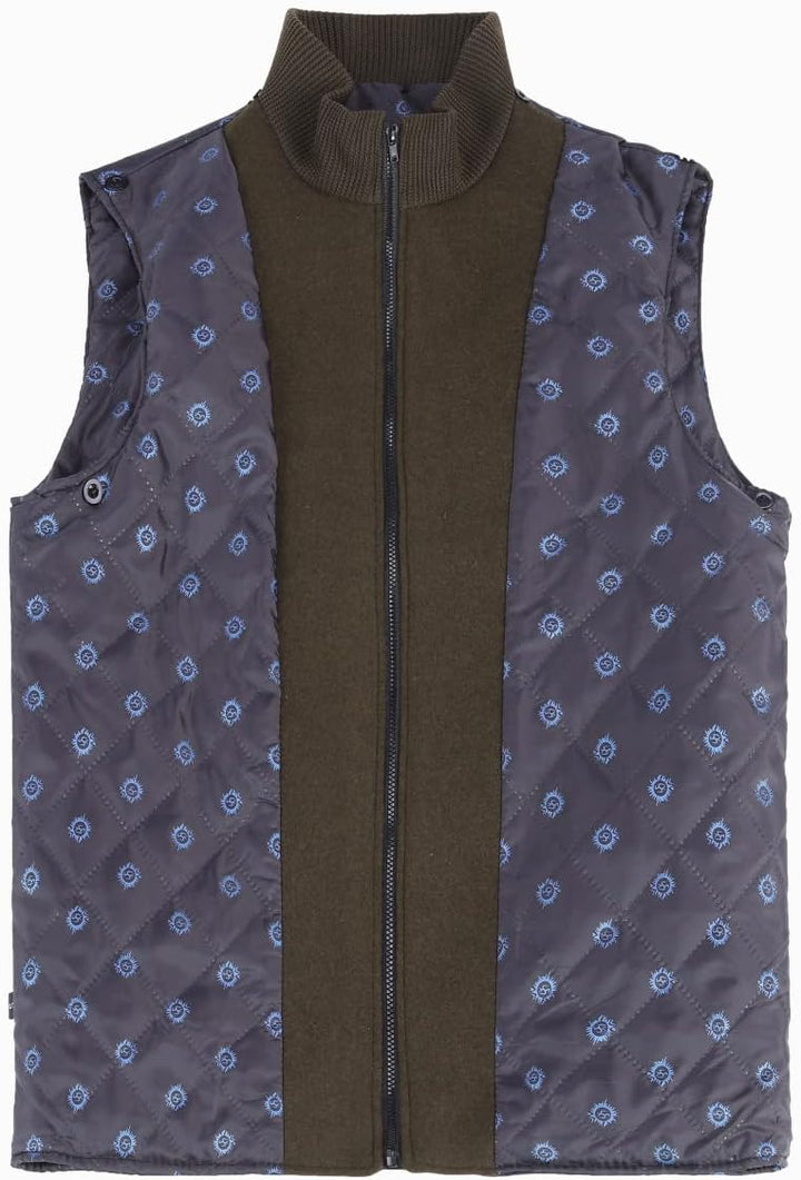 YOUTHUP Herren Mantel mit Winterweste Kurzer Wolle Wintermantel Winter Outdoor Dicker Wollmantel 3XL