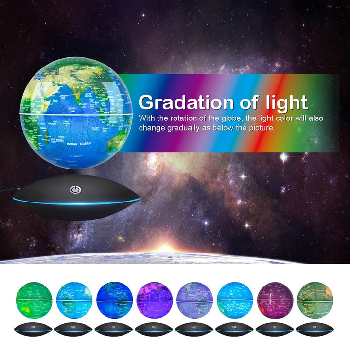 Dracarys Magnetisch Levitation Floating Globe Rotierende Weltkarte Anti-Schwerkraft Globus Für Bildu