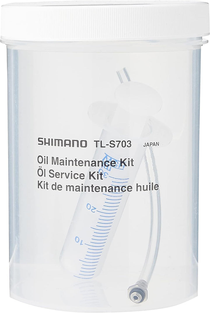 Shimano Unisex – Erwachsene Öleinfüll-Kit-03561354 Öleinfüll-Kit, Schwarz/Silber, Einheitsgrösse