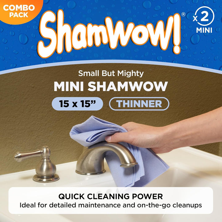 ShamWow Das Original - Super Absorbent Multi-Purpose Cleaning Shammy (Chamois) Tuch-Tuch, maschinenw