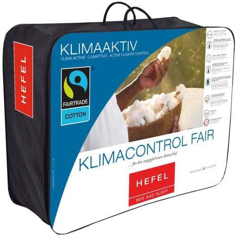 HEFEL Bettdecke KlimaControl Fair Winterdecke Tencel 535 g/m² (135 x 200 cm), 135 x 200 cm