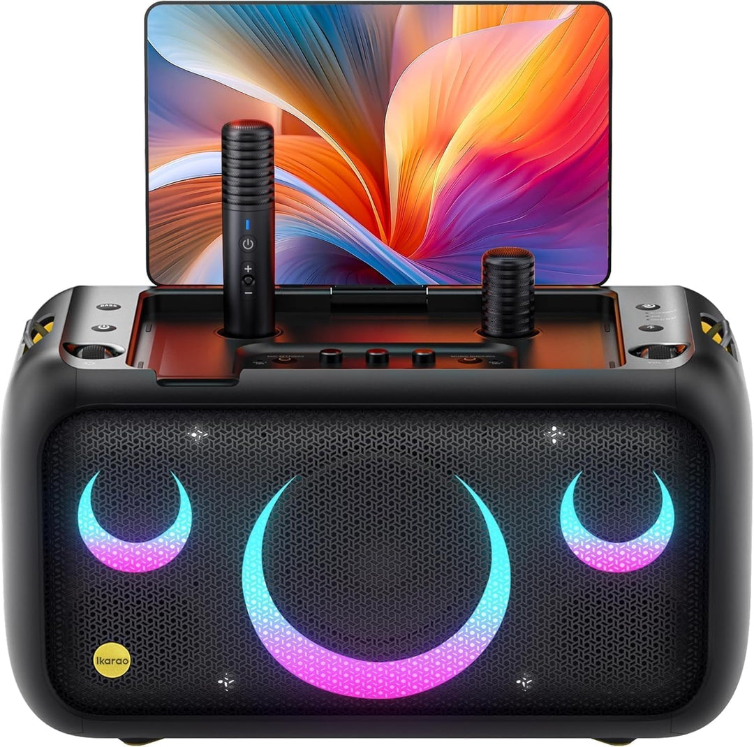 Karaoke-Maschine für Erwachsene mit Textanzeige, eingebautem 13,3"-Bildschirm, echte All-in-One-Kara