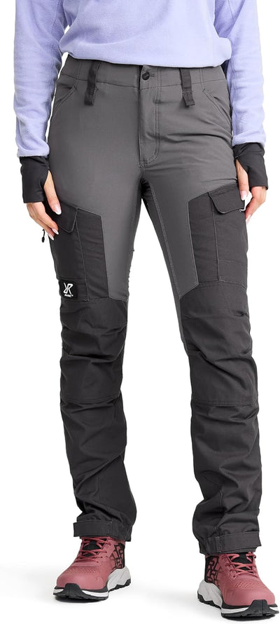 RevolutionRace Damen RVRC GP Pants, Hose zum Wandern und für viele Outdoor-Aktivitäten S Grau, S Gra