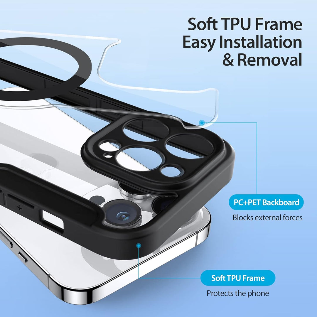 DUX DUCIS Hülle für iPhone 14 Pro 6,1" Handyhülle Kompatibel mit MagSafe, Transparente Anti-Kratzer