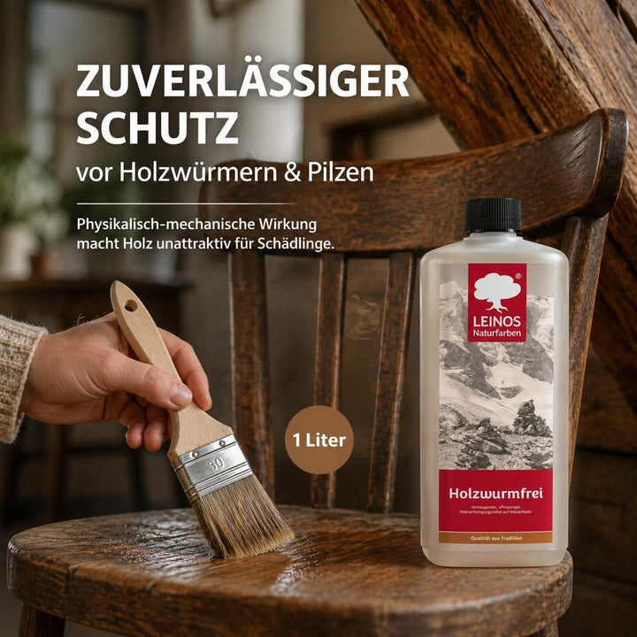 Leinos 130 Holzwurm-Frei 1 l, 1 l