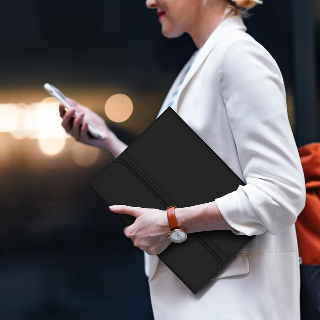 Bettdow für Samsung Galaxy Tab S9 FE/S9 2023 Tastatur Hülle, Schwarz (Spanisch), Schwarz