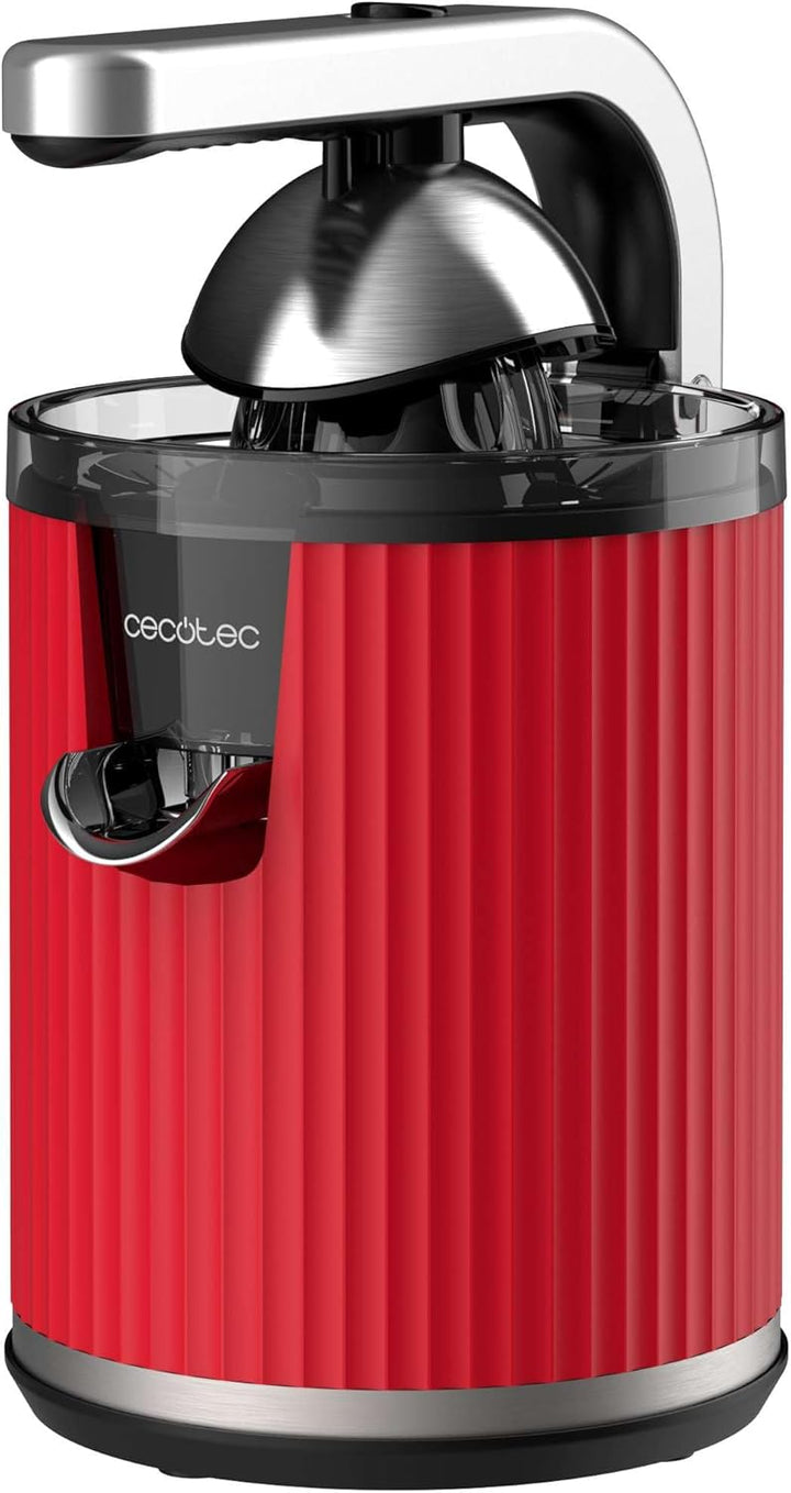 Cecotec Elektrische Zitruspresse mit Arm für Orangen und Zitrusfrüchte Xqueeze RetroJuice 600 Red. 6