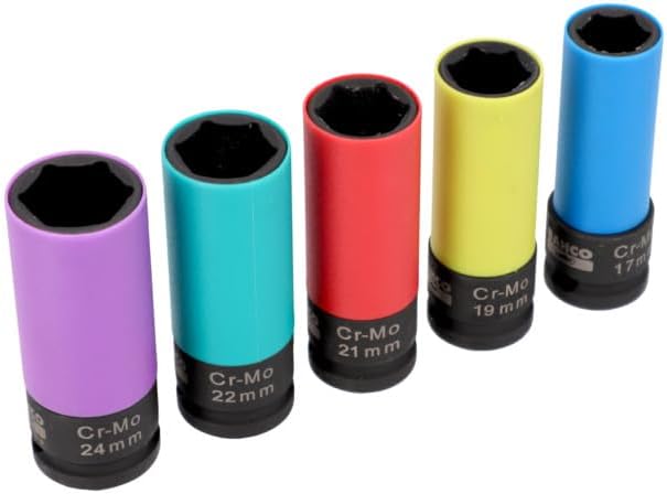 Vasos Para Ruedas 1/2", 5 Pzs
