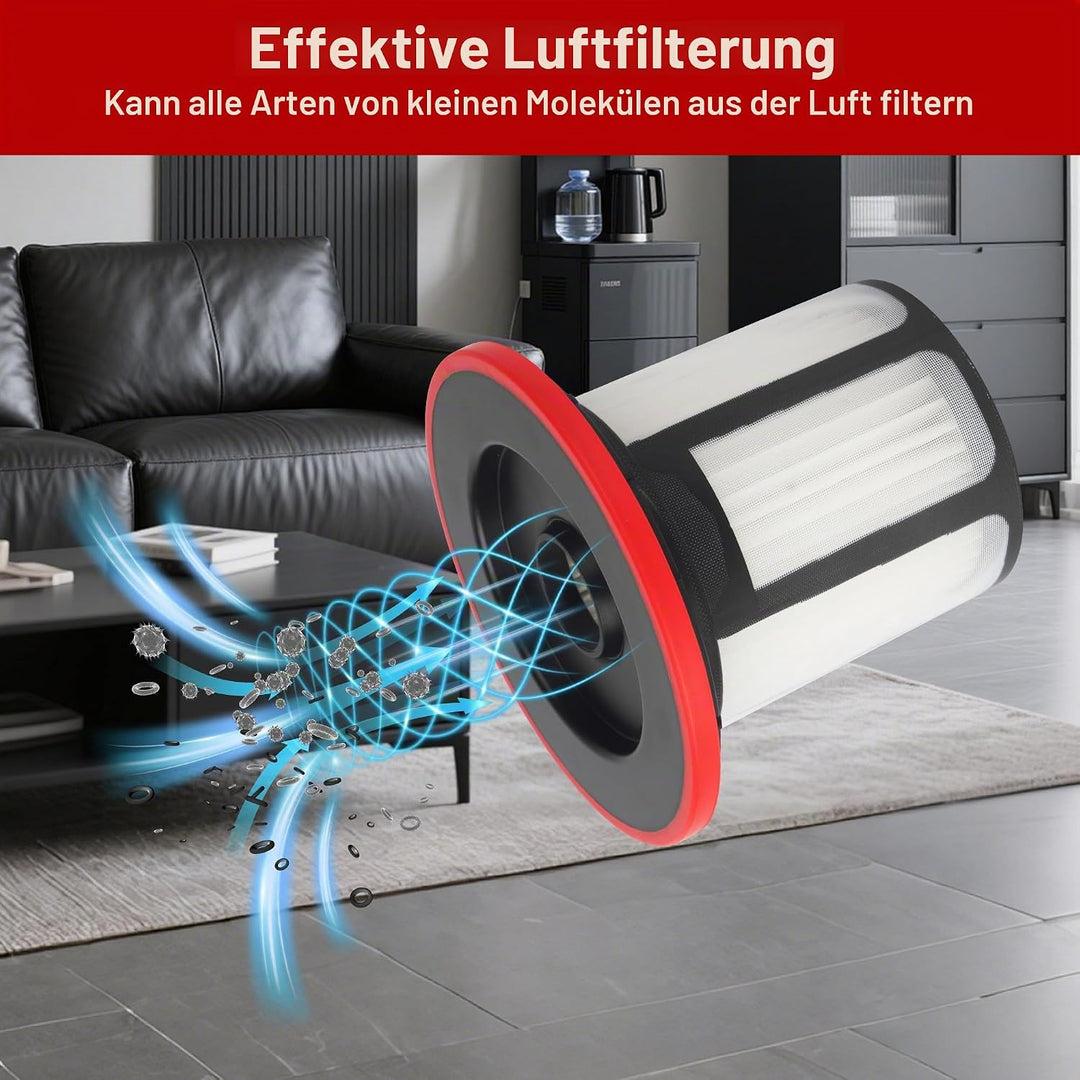 2 Stück Filter für Bosch Unlimited 6 Series mit Filterhalter und Bürste Staubsauger Zubehör Ersatzte