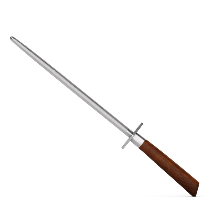 Burgvogel Solingen Natura Line, Wetzstahl rund, 26 cm, rostfrei, Messerschärfer, Made in Germany Bra