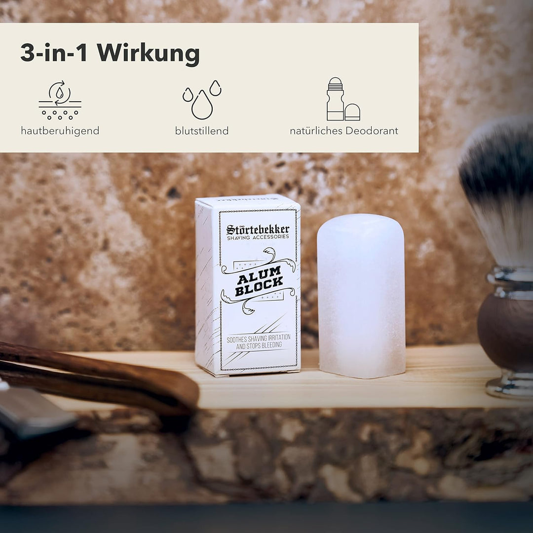 Störtebekker® Gentleman Essential Set - Hochwertiges Rasierset für eine perfekte Rasur - mit Rasierh