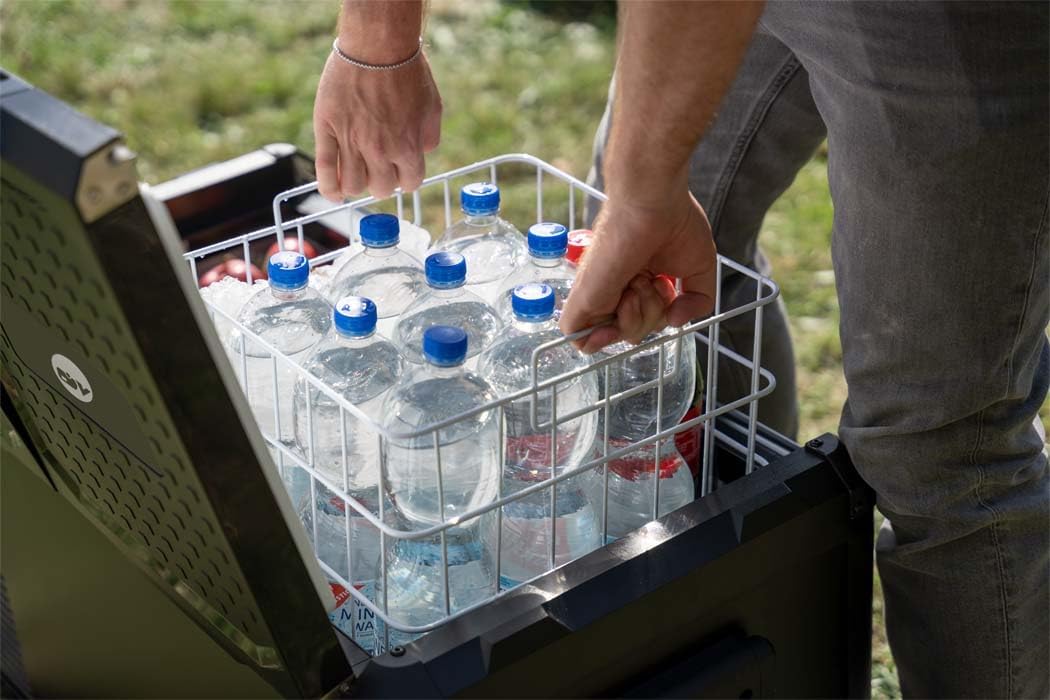BERGER Tragbare Kompressor Kühlbox MCX | Elektrische Kühlbox ideal für Camping mit Elektronischer An