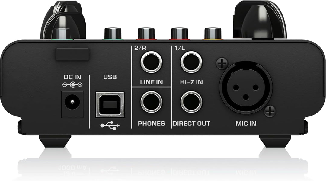 Behringer TUBE ULTRAGAIN MIC500USB Audiophiler Vakuumröhren-Vorverstärker mit Preamp-Modeling-Techno