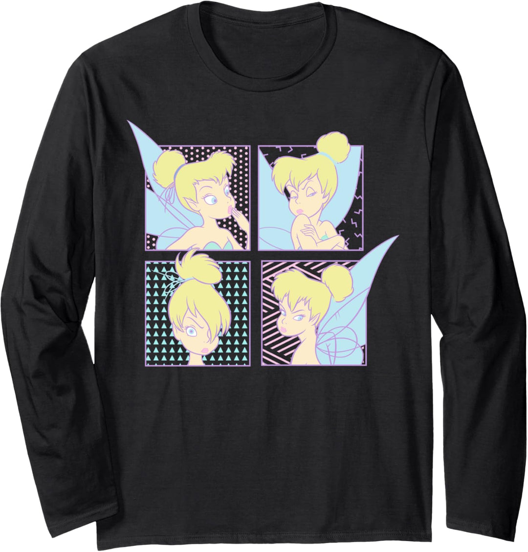 Disney Peter Pan Tinker Bell Expressions Pop Art Poster Langarmshirt