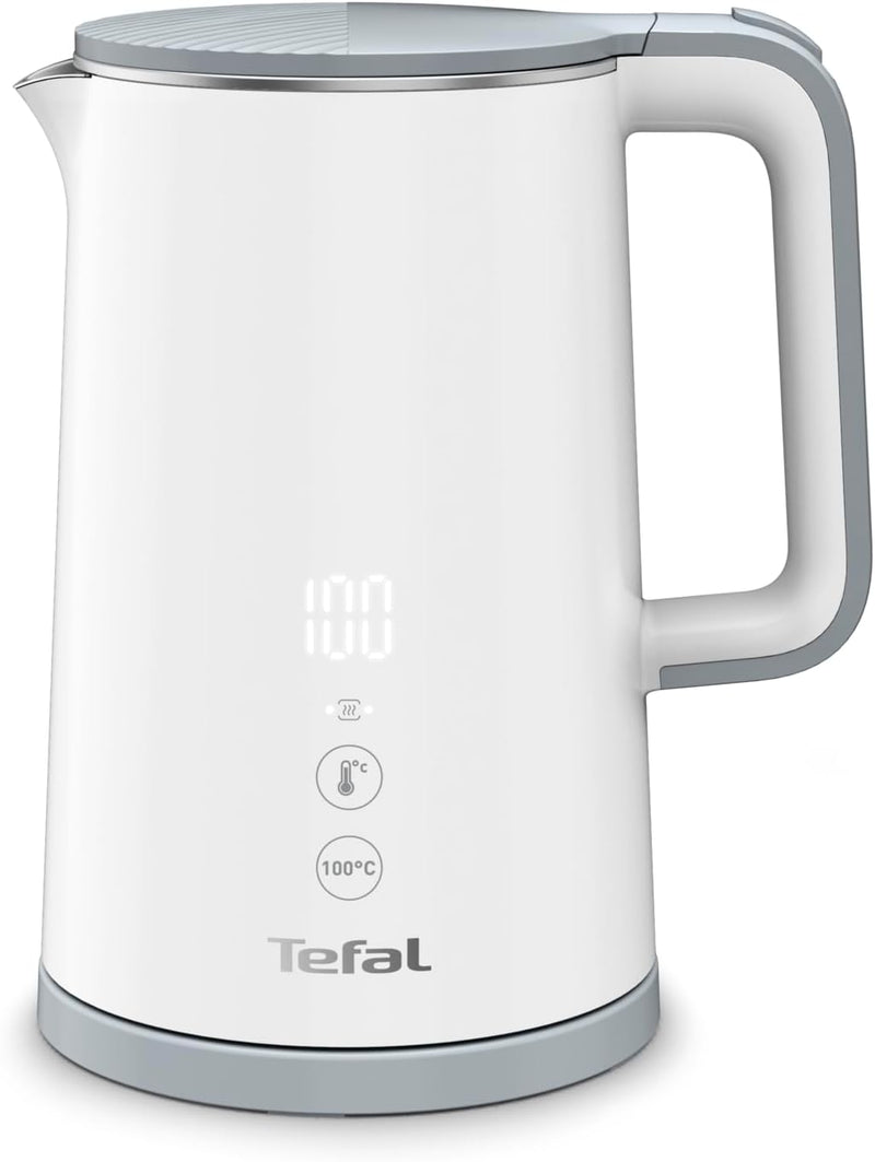 Tefal KO6931 Sense Wasserkocher | 1,5 Liter Kapazität | Digitalanzeige | 5 Temperaturstufen | 360°-S