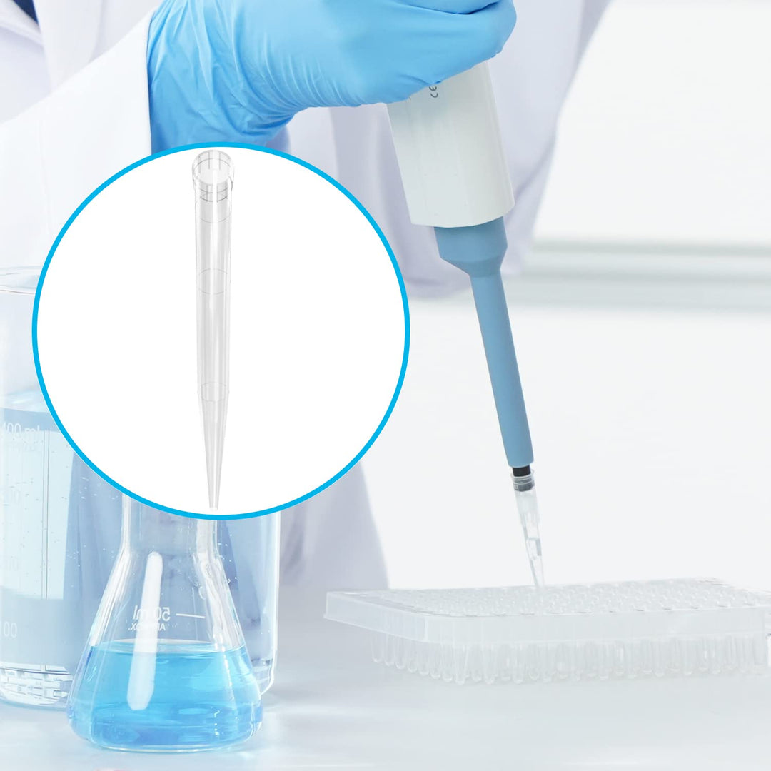 ONiLAB Pipettenspitzen 10ml 100 PCS Labor Universal Kunststoff flüssige Pipettenspitzen Polypropylen