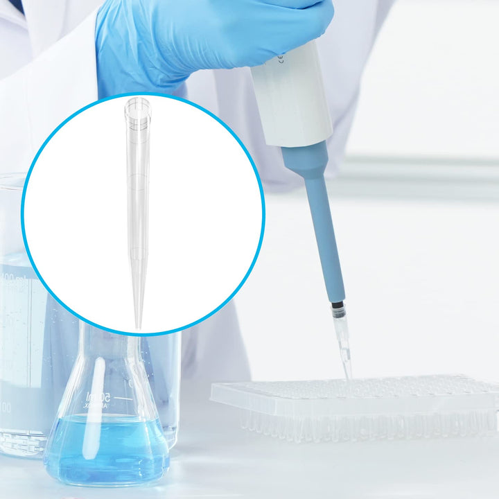 ONiLAB Pipettenspitzen 10ml 100 PCS Labor Universal Kunststoff flüssige Pipettenspitzen Polypropylen