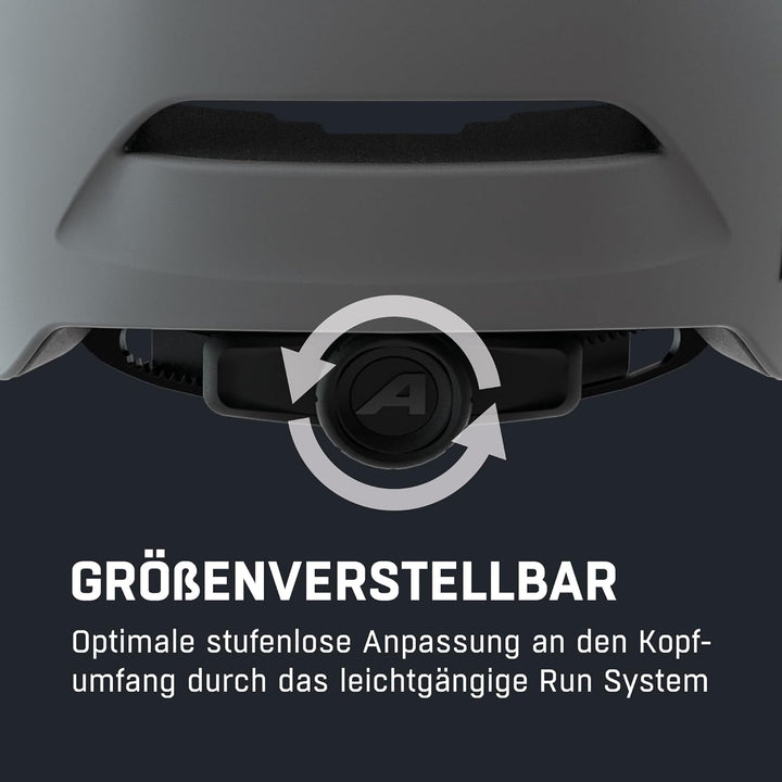 ALPINA SOHO - Extrem Robuster, Leichter & Individuell Anpassbarer Urban Fahrradhelm Für Erwachsene c