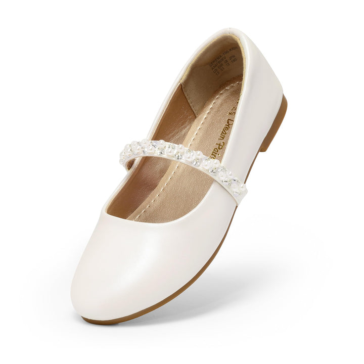 DREAM PAIRS Mädchen Mary Jane Strap Flache Schuhe Ballerinas Prinzessin Schuhe Flache Schulschuhe 30