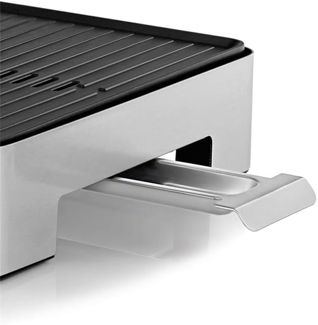 WMF Lono Tischgrill Quadro, Elektrogrill mit kompakter Grillfläche, spülmaschinenfest, 1250 W