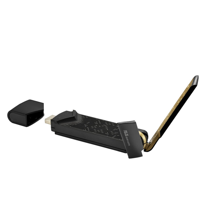ASUS USB-AX56 Dual-Band AX1800 USB-WLAN-Adapter (WiFi 6, externe Antenne, WPA3-Security, Plug-and-Pl