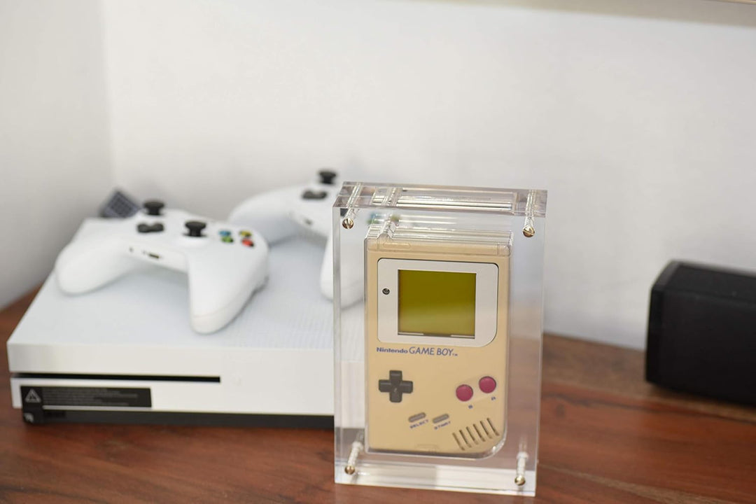 LOBOTEC Nintendo Gameboy Classic Acrylglas Block "Classic Star", Videospiel Retro Konsolen Case aus