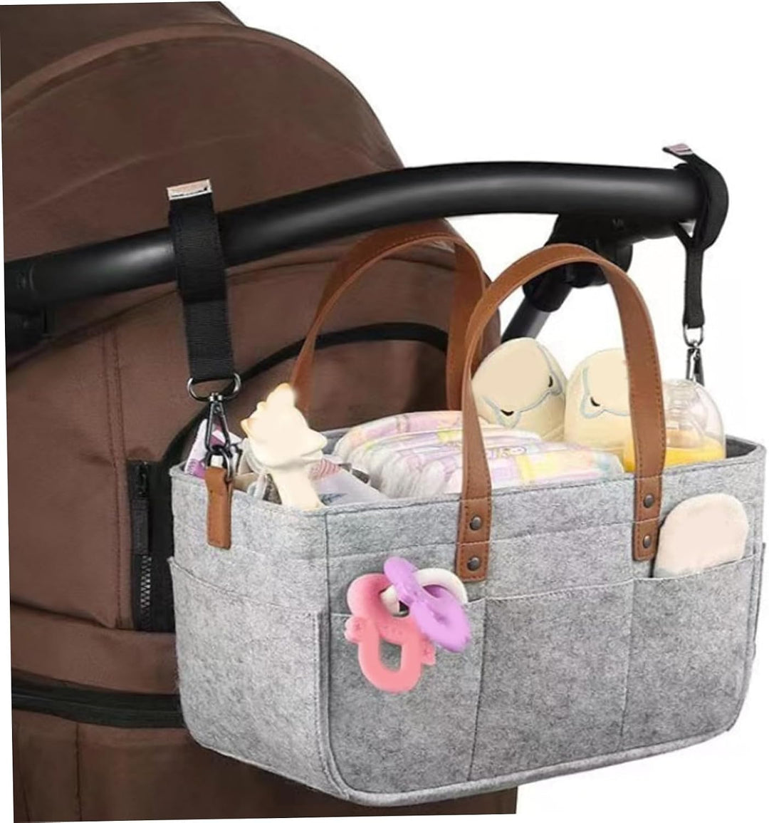 Windel Caddy Organizer, Baby Windel Caddy, tragbarer Windel Caddy Organizer Faltbarer Kindergarten C