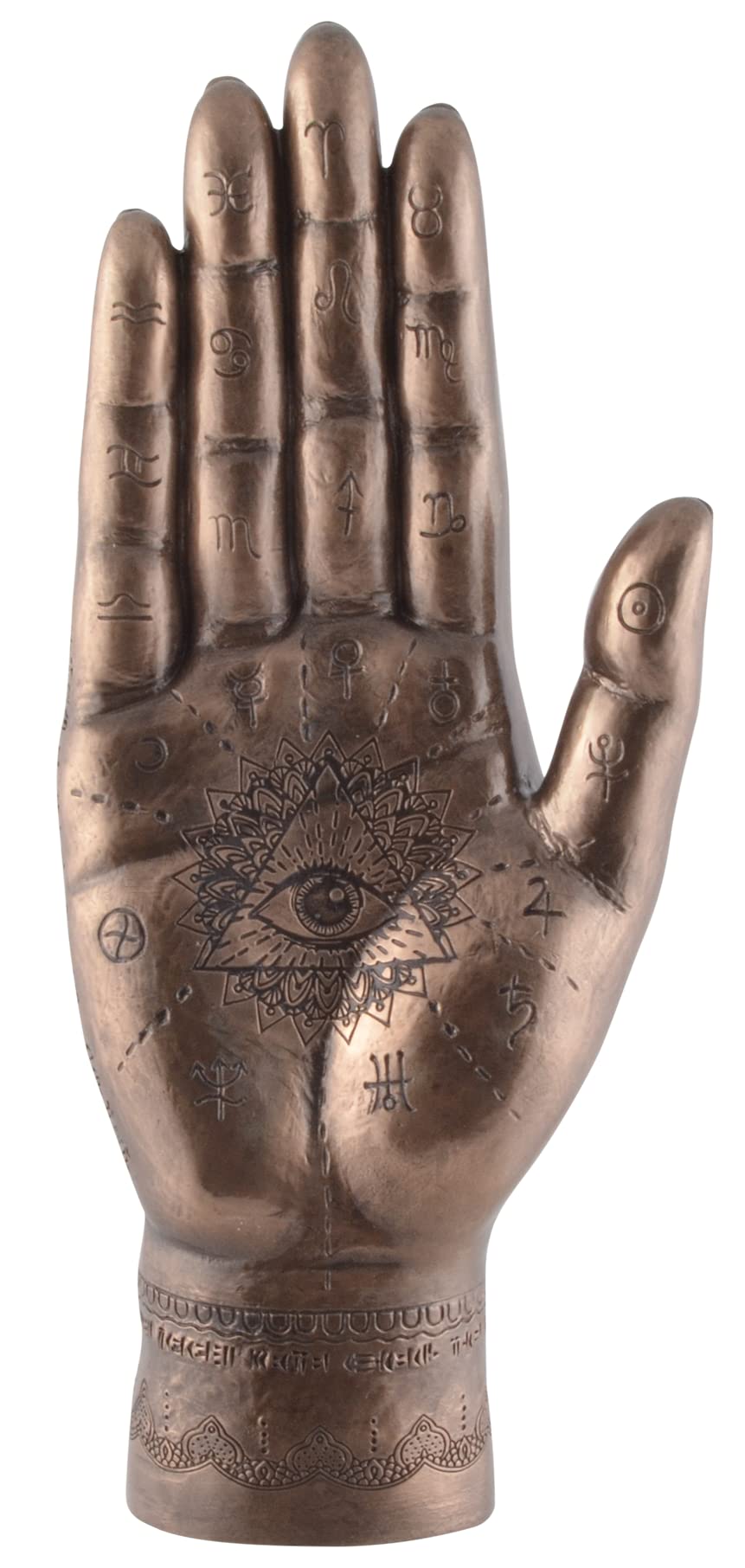 VOGLER Joh. Vogler GmbH Hand der Fatima mit magischen Symbolen verziert - bronziert by Veronese