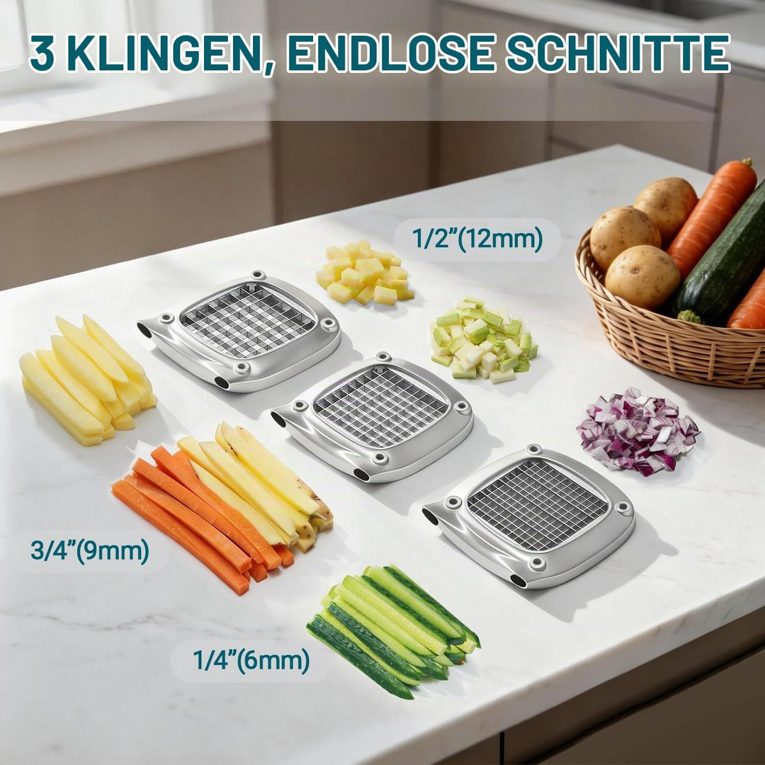 Pommesschneider, Sopito Pommesschneider Edelstahl Professioneller