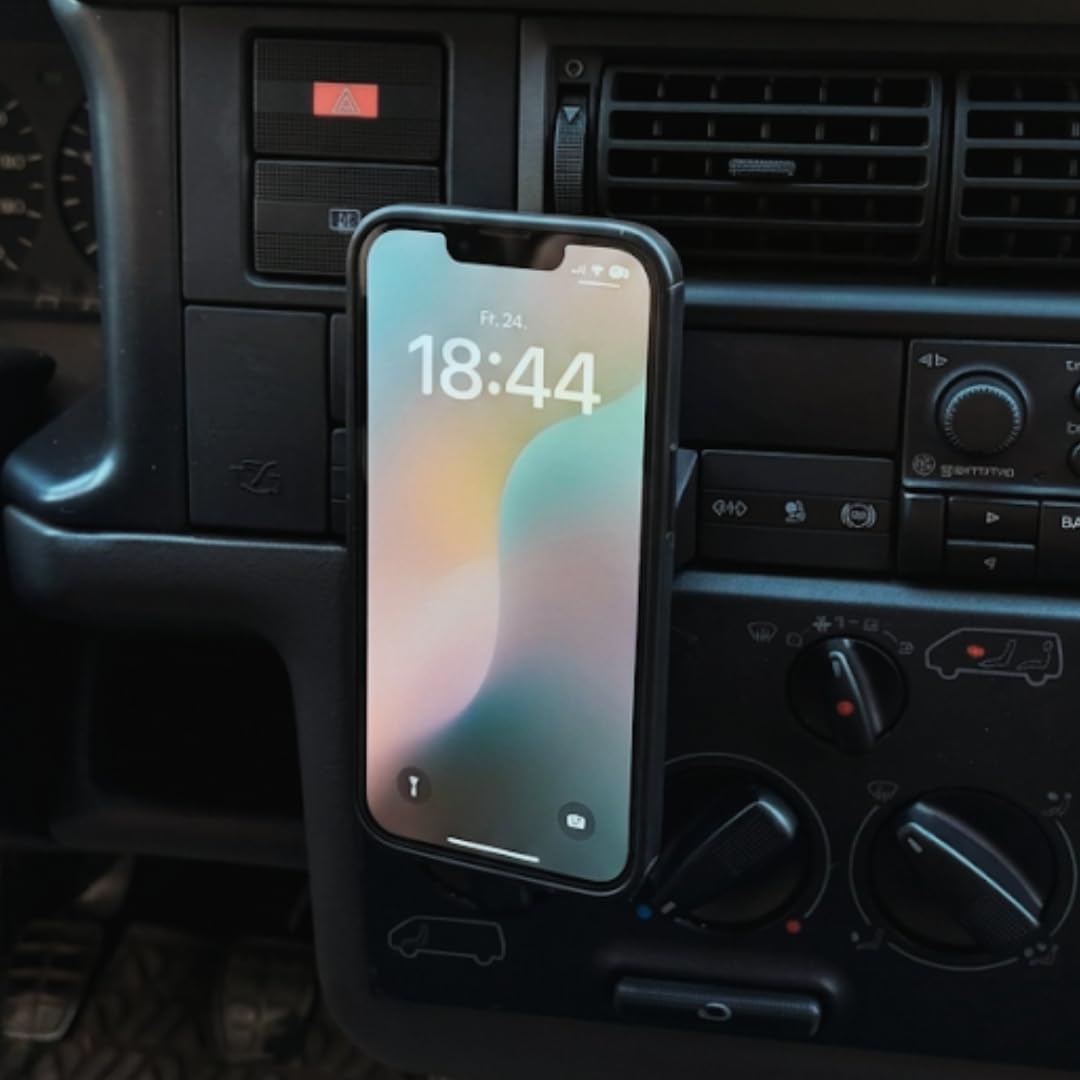 Generisch Premium MagSafe kompatible Handyhalterung für VW T4 Vorfacelift (Bj. 1996-1998) – Magnet H