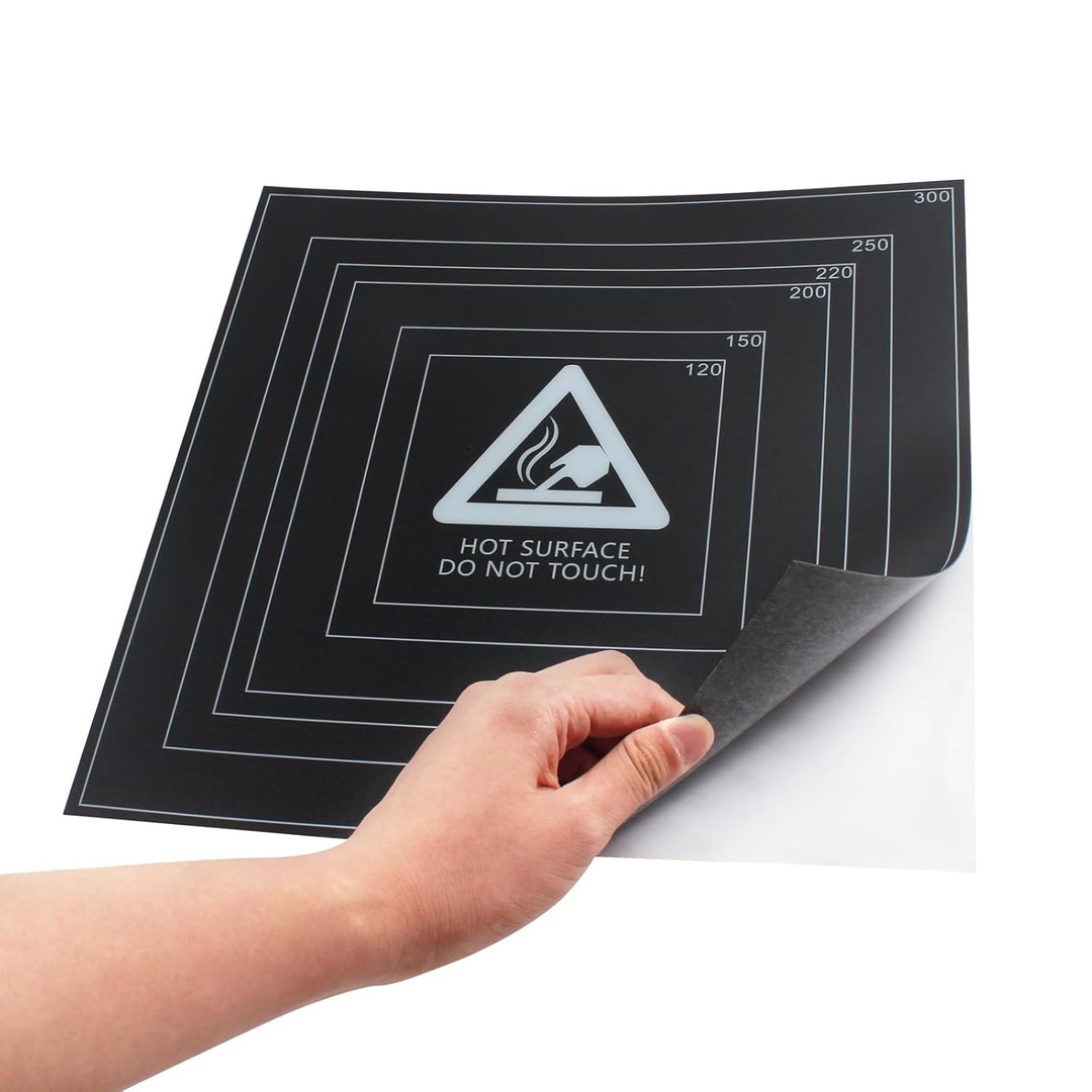 BCZAMD 3D-Druckbett-Bauplatte Glattes PEI-Blatt 310 x 310 mm (12,2 x 12,2 Zoll) W?rmebett-Auflagefl?